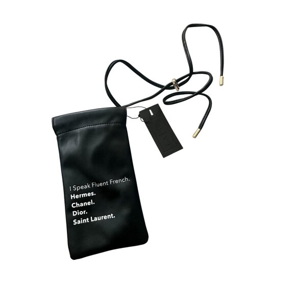 LA TRADING CO I Speak Fluent French Phone Crossbody Bag NEW NWT - Picture 4 of 5